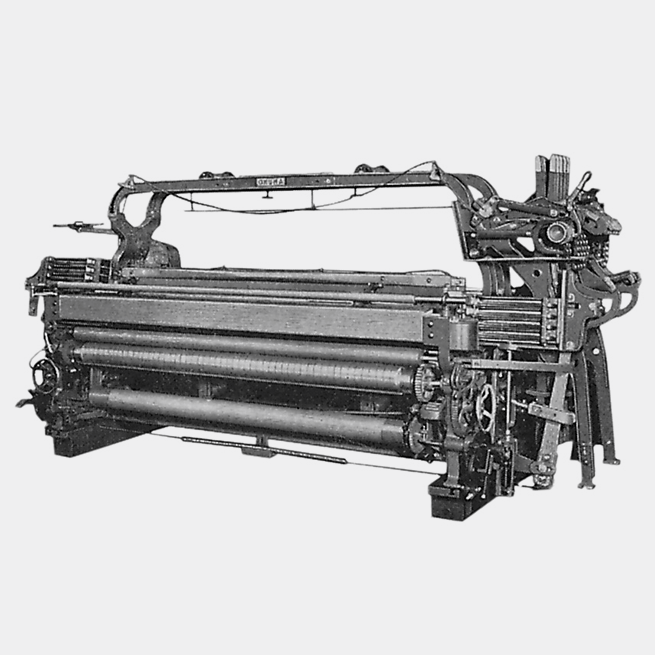 New factory manufactured wool looms that brought new developments